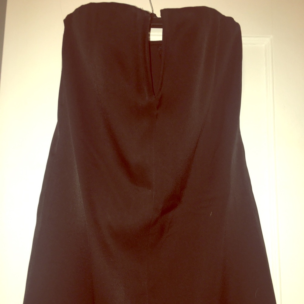 BCBGMAXAZRIA Kate Strapless Overlay Dress